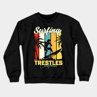 Surfing | Trestles, California Crewneck Sweatshirt